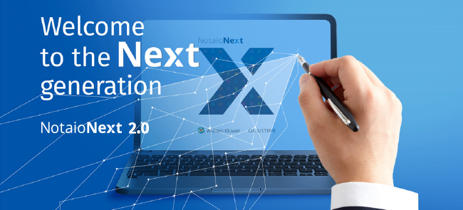 Disponibile dal 17 Luglio la nuova versione del software gestionale più innovativo nel panorama dell'informatica notarile: NotaioNext 2.0!